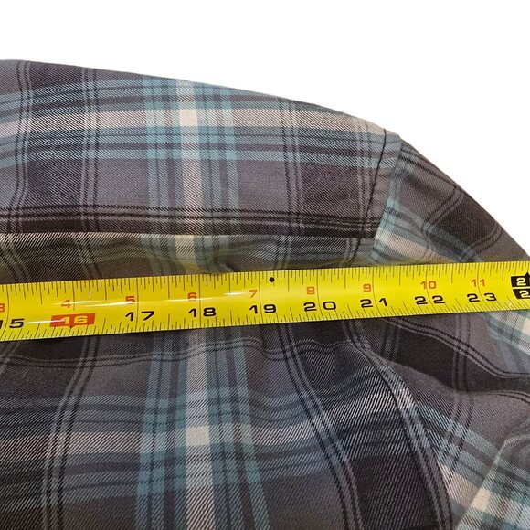 JKL Long Sleeve Plaid Buttom Up Shirt sz XXL - Picture 6 of 12